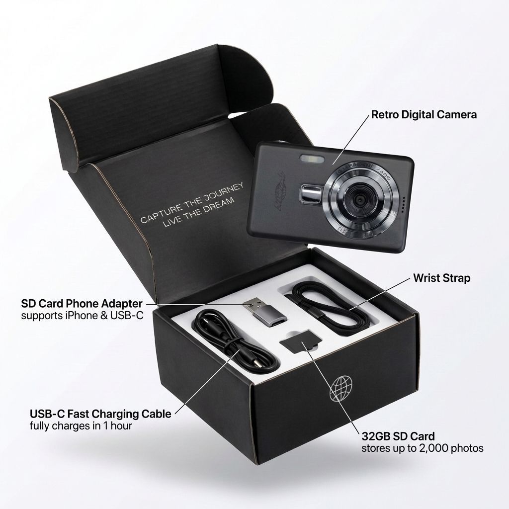 Retro Digital Camera - NomadXplore